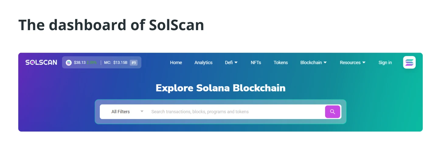 Что такое SolScan и как им пользоваться?