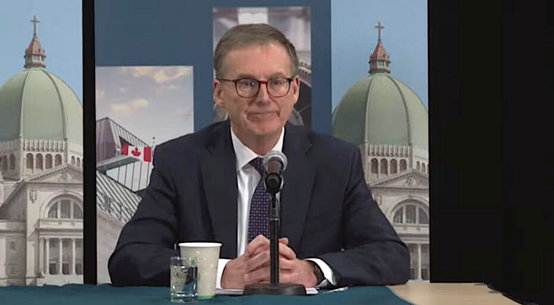 Маклем выступает в Торговой палате Монреаля во вторник. Источник: Банк Канады