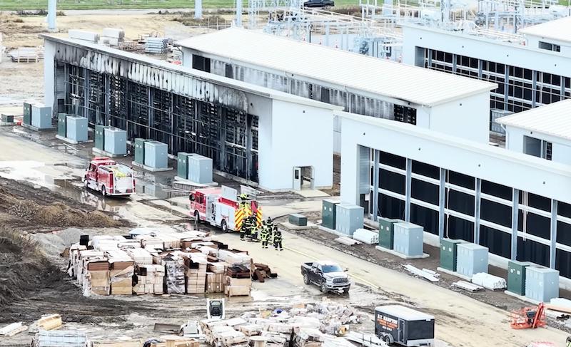 Последствия пожара на объекте Bitdeer в Массиллоне, штат Огайо. Источник: Buckeye Drone