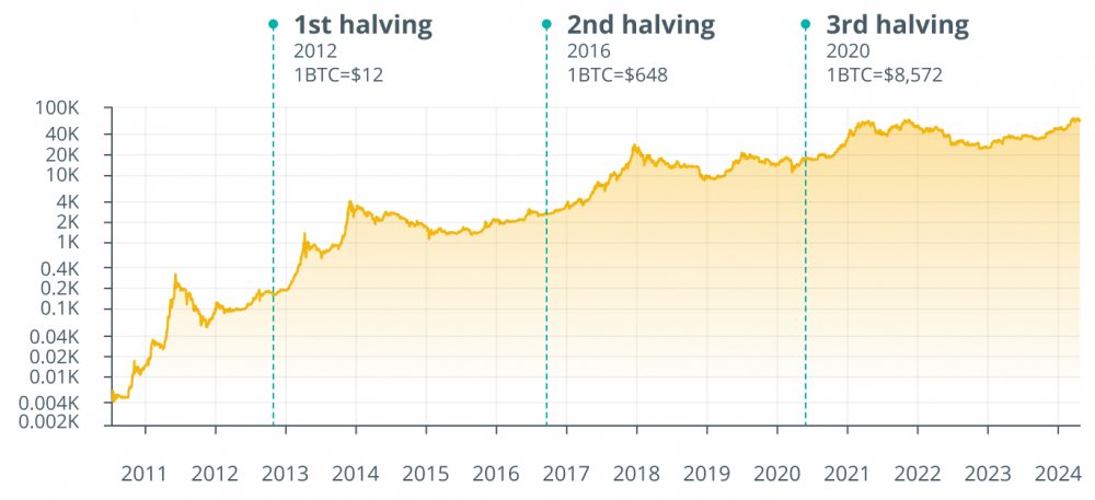 Биткойн вдвое сократится в 2024 году: пять ключевых особенностей