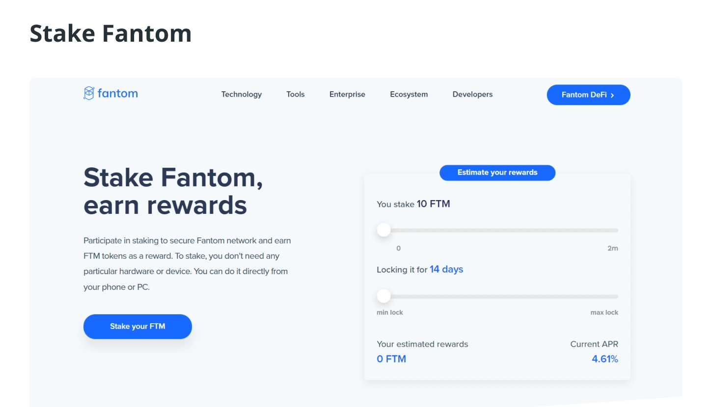 Fantom Staking (FTM): стратегии, правила, преимущества