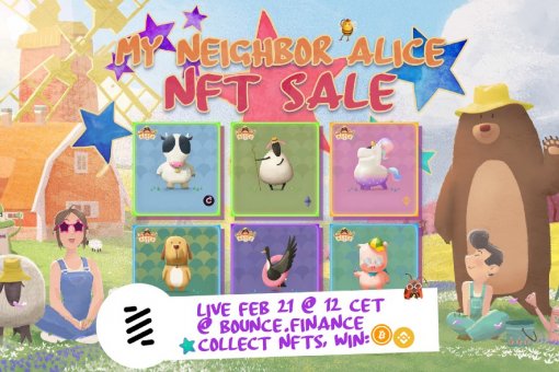 Сетевая игра My Neighbor Alice (ALICE) проведет свой первый аукцион NFT 