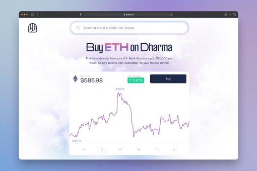 Приложение Dharma позволяет приобрести 2000+ DeFi токенов за USD