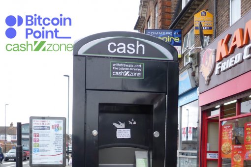 BitcoinPoint и Cashzone позволяют продавать биткойны в 16 000 банкоматах по всей Великобритании