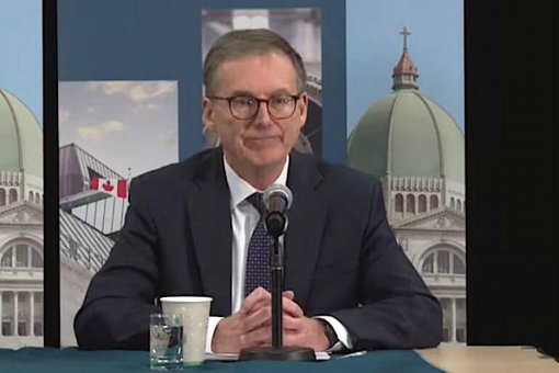 Маклем выступает в Торговой палате Монреаля во вторник. Источник: Банк Канады