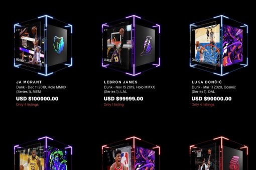 Карточки NBA Top Shot NFT продают по 100 тыс. долларов за штуку