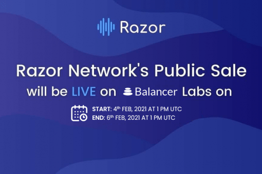 4 февраля сеть оракулов Razor Network продаст 20 миллионов токенов через Balancer