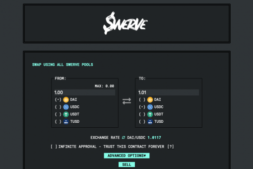 Форк Curve DEX под названием Swerve собрал $380 млн в течение 12 часов после запуска