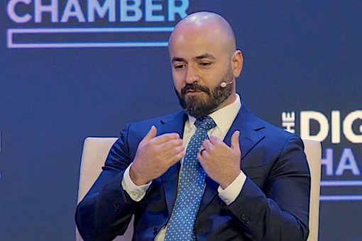 Тигран Гамбарян выступает на DC Blockchain Summit 26 марта. Источник: Rumble
