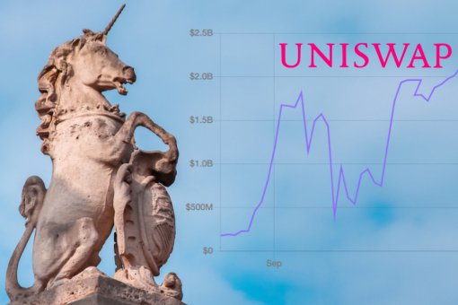 Общая заблокированная стоимость Uniswap превысила 2 миллиарда долларов