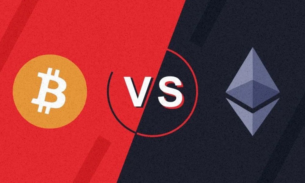 ether vs bitcoin befektetés július